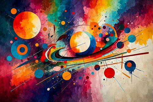 Abstract art universe