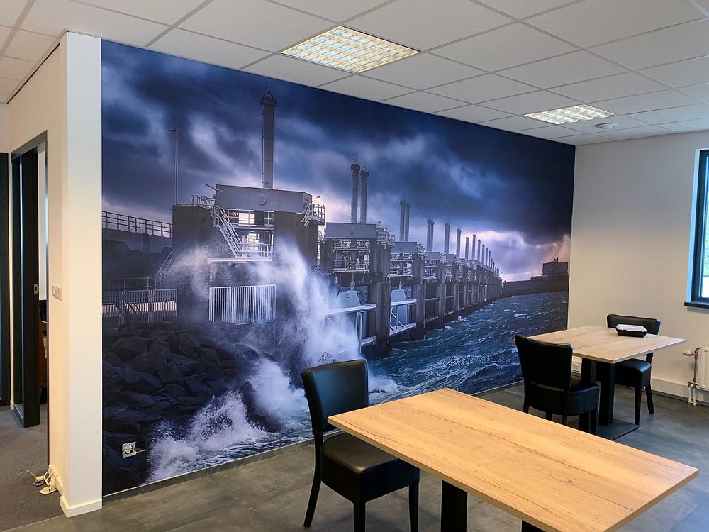 Storm in Neeltje Jans von Sander Poppe