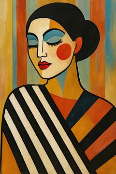 Portrait Stripe me Gently