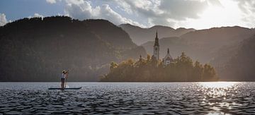 SUPing auf dem Bleder See in Slowenien von Jonas Weinitschke