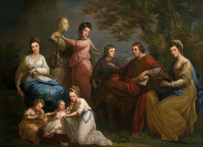 The Family of the Earl of Gower, Angelika Kauffmann by Masterful Masters