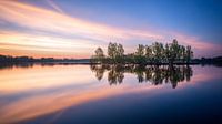 Kralingse plas with sunrise I by Prachtig Rotterdam thumbnail