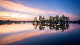 Kralingse plas avec le lever du soleil I sur Prachtig Rotterdam