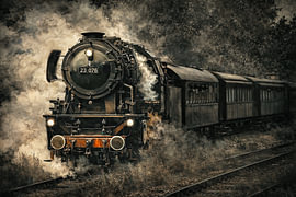 Steam locomotive 23076 by Rob Boon