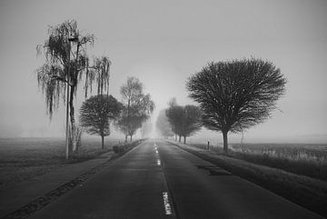 Onderweg , mistige dag... van Rudi Everaert
