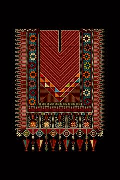 Modèle d'ornement Tatreez 59 sur Richard Laschon