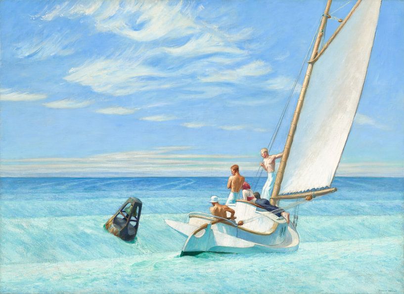 Ground Swell, Edward Hopper von Oude Meesters Atelier