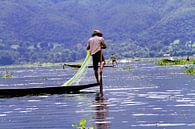 Beinruderer in Myanmar von Gert-Jan Siesling Miniaturansicht