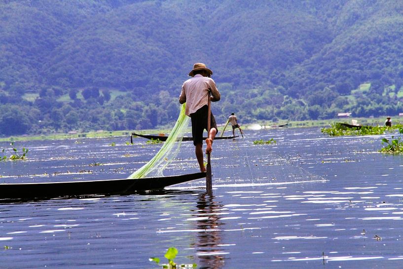 Beenroeier in Myanmar van Gert-Jan Siesling