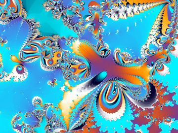 Wiskundige kunst - fractal schilderen van MPfoto71