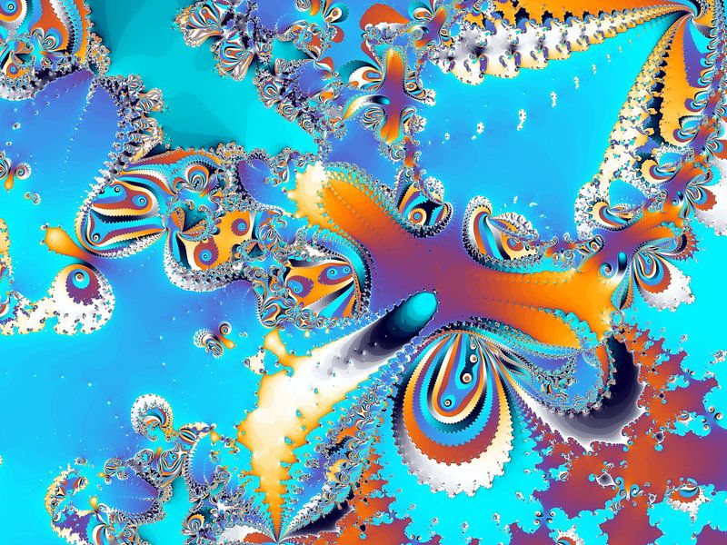 Art mathématique - peinture fractale par MPfoto71