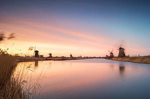Farbe Mühlen-kinderdijk