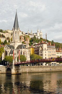 Vieux Lyon, Saône, Fourvière - Betörendes Stadtpanorama von Carolina Reina