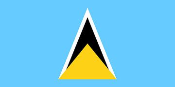 Flagge von Saint Lucia von de-nue-pic