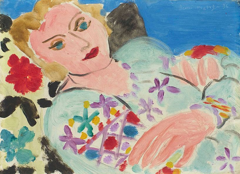 Henri Matisse - The green blouse by Peter Balan