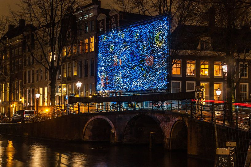 'Starry Night' aan de Herengracht by Stephan Neven