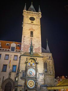 Prag - Die astronomische Uhr mit geschlossenen Fenstern