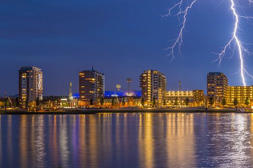 De Kuip mit Blitzschlag - Feyenoord Rotterdam (8)