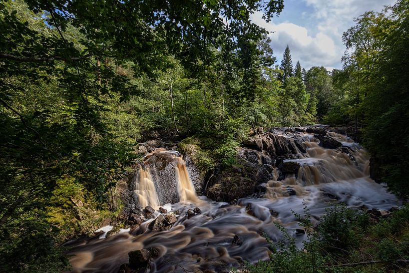 Sweden, waterfall (Danska Fall) by Edwin Kooren