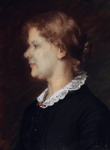 Anna Ancher, Profielportret van Helene Christensen
