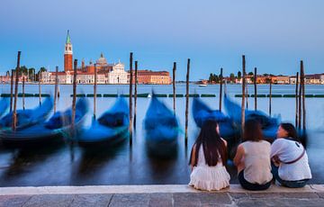 Gondolas Venice by Frank Peters