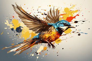 Vogelvlucht in kleur van New Future Art Gallery