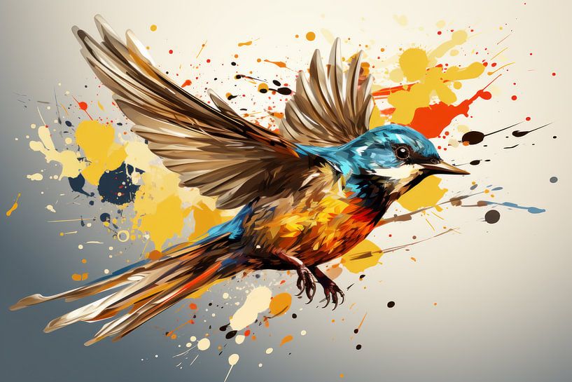 Ansicht aus der Vogelperspektive in Farbe von New Future Art Gallery