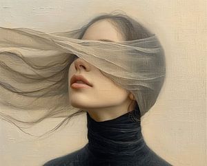 Portrait Frau Augenbinde | Enigma Shade Whispers