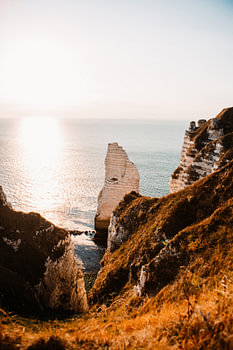 France etretat normandie photo de plage