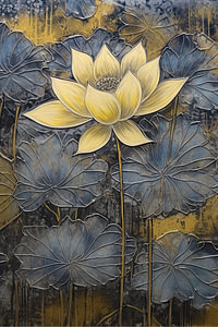 Seerose abstrakt