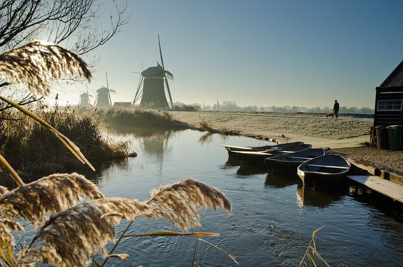 Winterse molendriegang bij Stompwijk von Remco Swiers