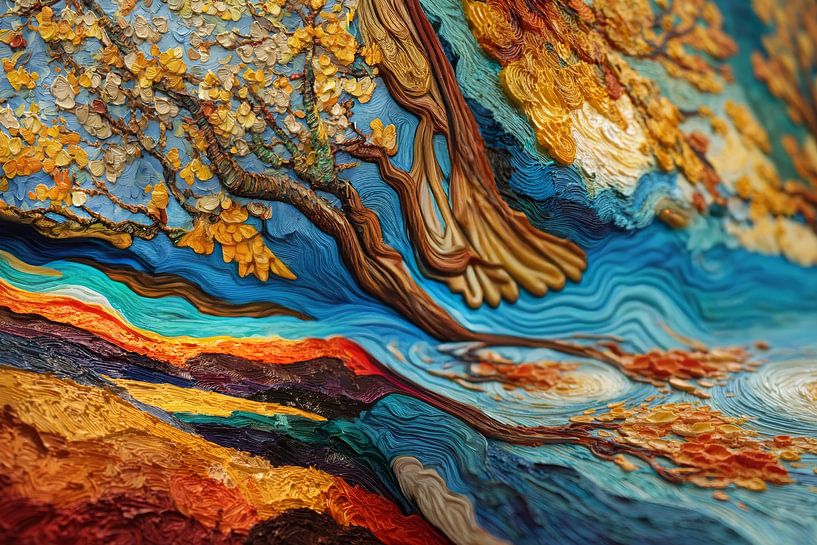 abstract autumn by Egon Zitter