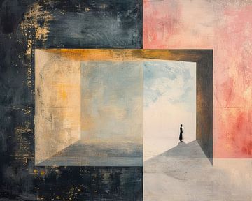 Portal für stille Kontemplation von Kunst Laune