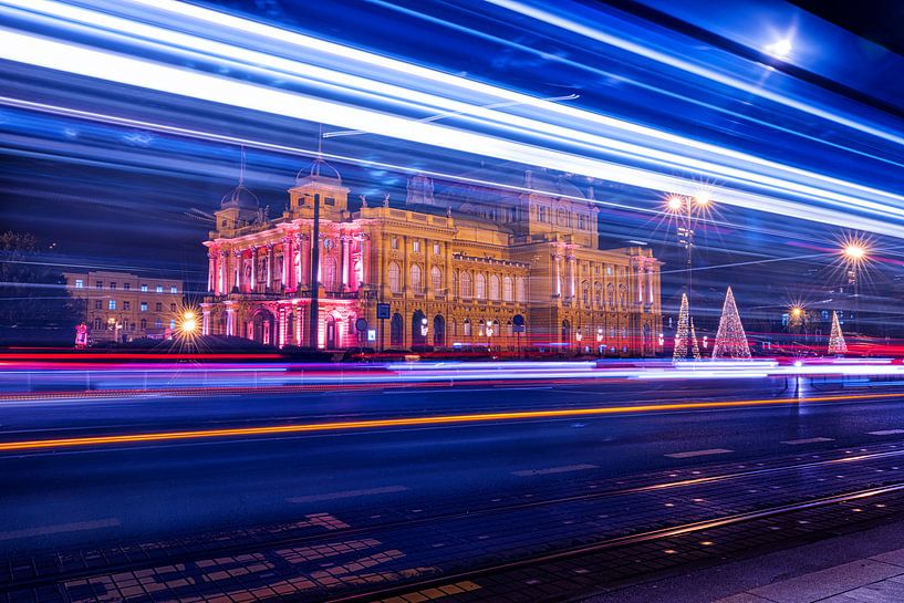 Croatian National Theatre Zagreb - Croatia by Marcel Kerdijk
