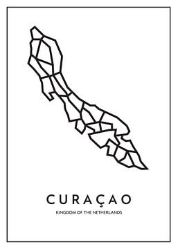 Curacao van boven – abstract lijnenspel met karakter