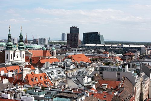 Uitzicht over Wenen, Oostenrijk