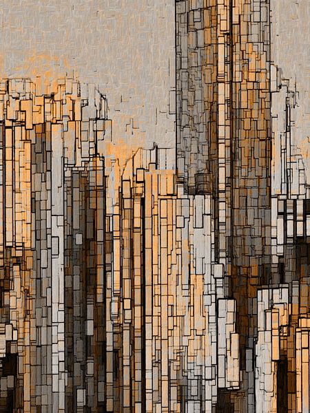 Skyline, City art, Sydney. van SydWyn Art
