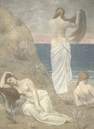 Jonge Meisjes aan de kust, Pierre Puvis de Chavannes