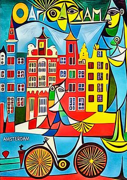 Amsterdam, Globetrotter by zam art
