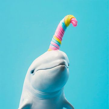 Une corne pour le béluga sur Poster Art Shop