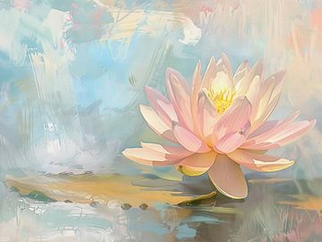 The sacred lotus by Ekaterina Veselova