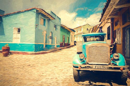 Oude truck in Sancti Spiritus.