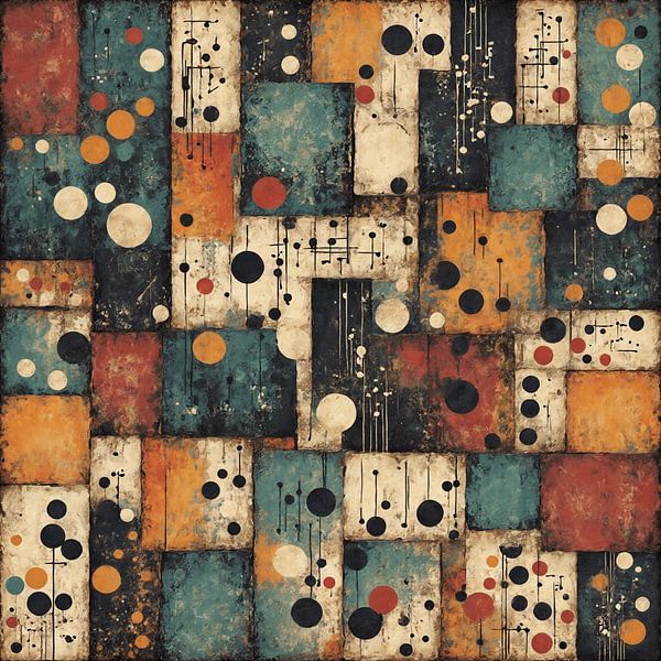 Geo S four by VriesWol WallArt