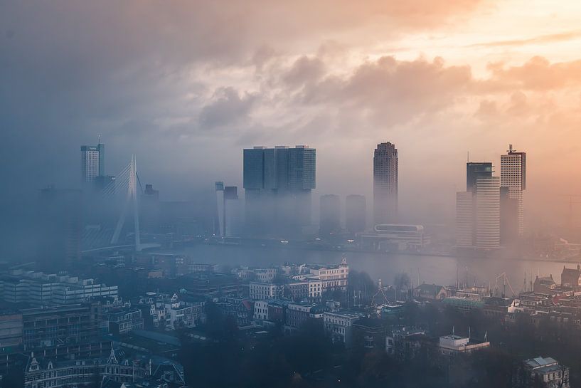 Ligne d'horizon de Rotterdam par AdV Photography