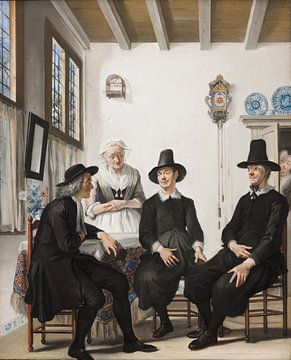 Saartje Jans wordt gevraagd voor haar Hand in Huwelijk, Cornelis Troost....