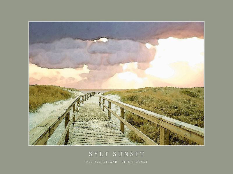 Sylt in the evening by Dirk H. Wendt