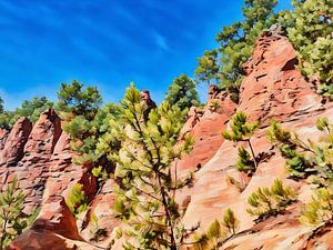 Oker Land Majestic Cliff Forest