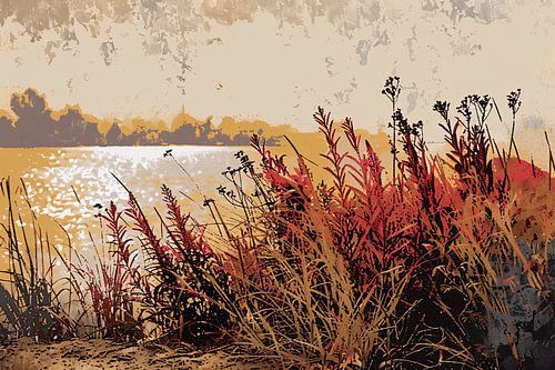 Impressionistische waterlelies