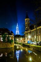 Langegracht Amersfoort met Onze-Lieve-Vrouwetoren en Elleboogkerk