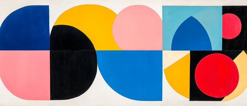 Abstrakte geometrische Komposition von Poster Art Shop